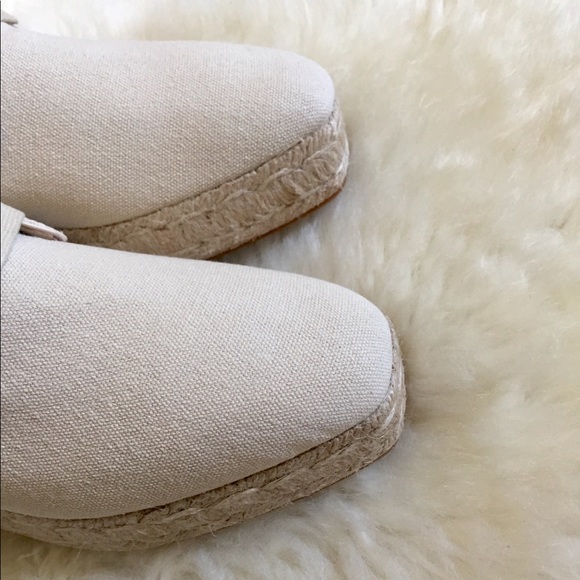 Tory Burch Rio Lace Up Espadrille Canvas Bootie - Picture 5 of 7